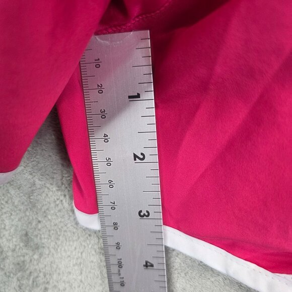 Womens Nike Dri-Fit Running Shorts Pink & Green Polyester 3" Inseam Size M - Picture 9 of 12